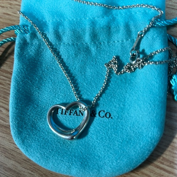 Tiffany & Co. Open Heart Necklace (Authentic Sterling) - Picture 3 of 14